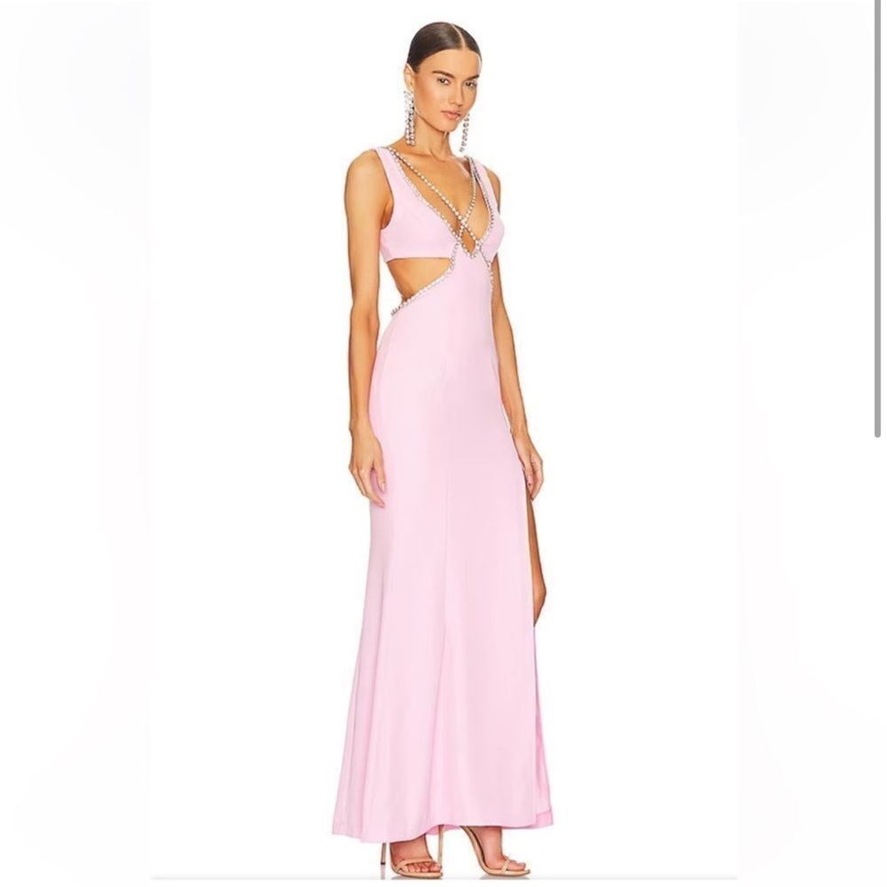 NWT Revolve Majorelle Matteson Gown in Bubblegum Pink - Picture 2 of 4